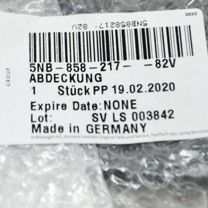 NEW AUDI Q8 FRONT DASH PANEL LEFR COVER LHD 5NB85821782V ORIGINAL