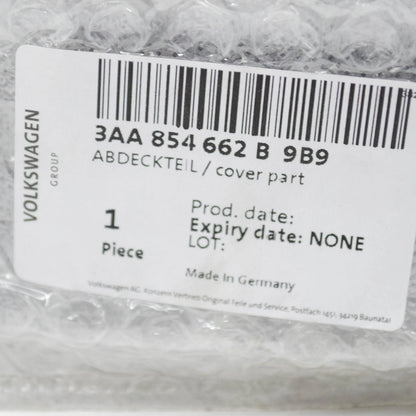 NEW VOLKSWAGEN PASSAT B8 FRONT BUMPER RIGHT GRILLE 3AA854662B9B9 ORIGINAL
