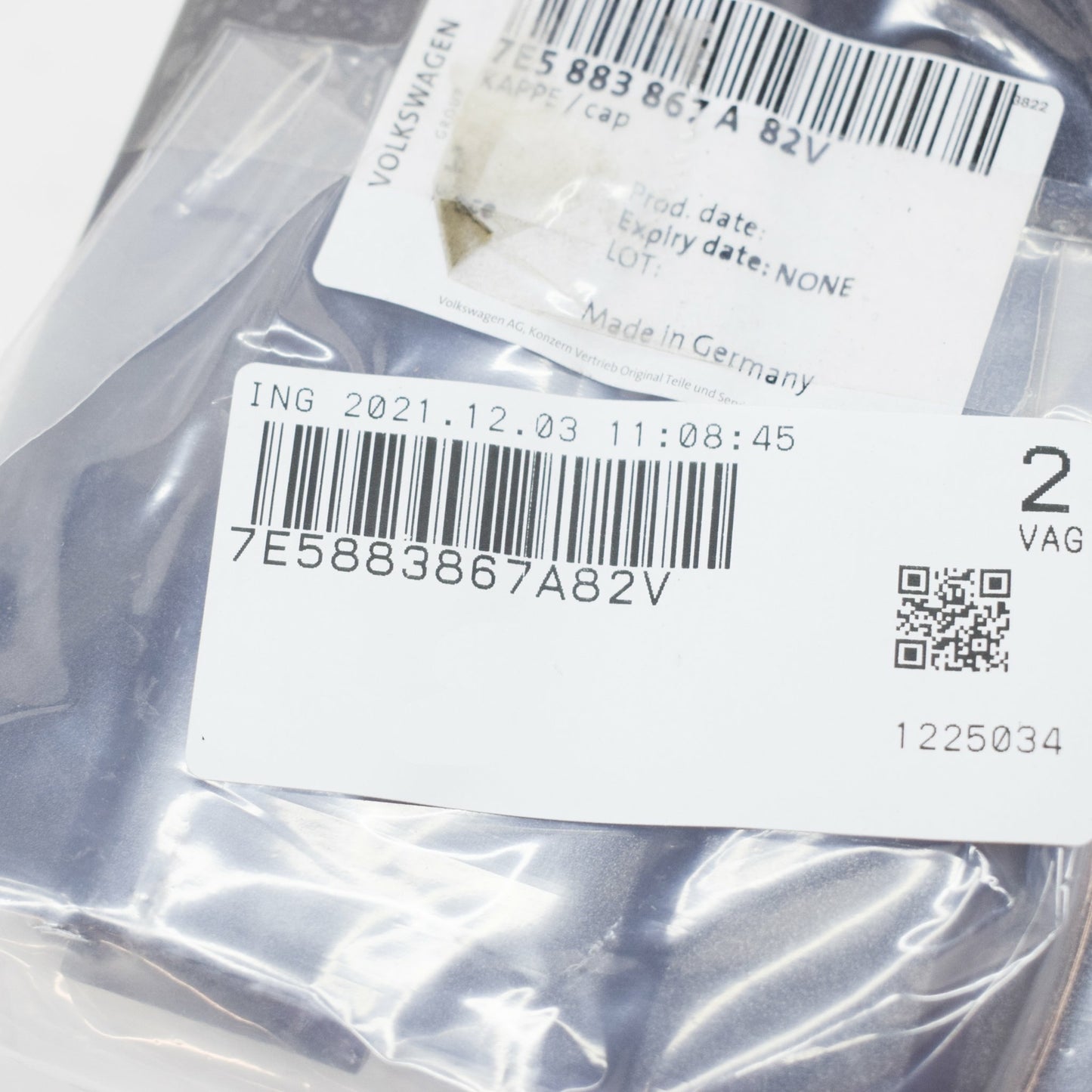 NEW VW TRANSPORTER T6 SEAT GUIDE RAIL FRONT LEFT COVER CAP 7E5883867A82V