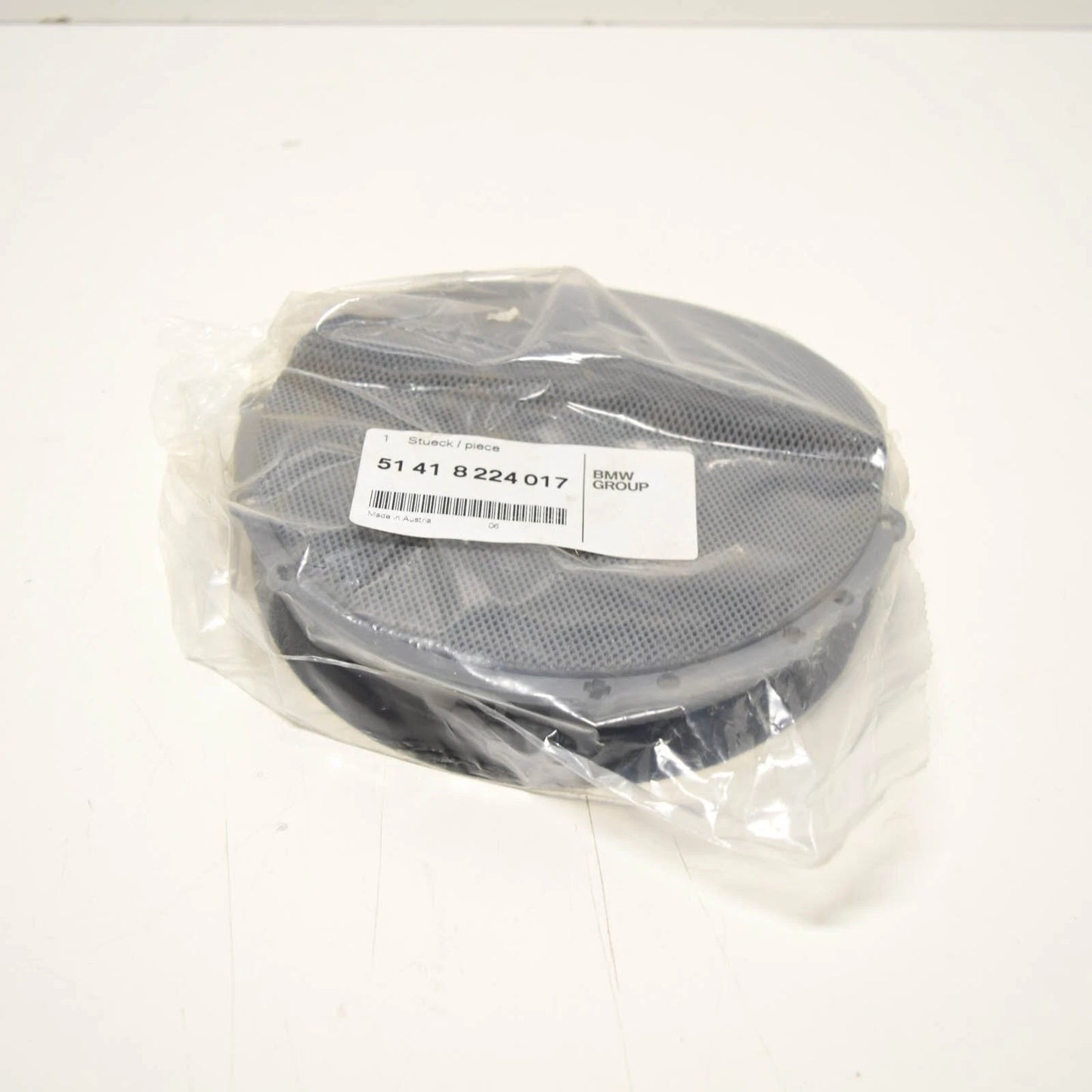 NEW BMW 3 E46 FRONT LEFT SPEAKER COVER GRAU 51418224017 8224017 ORIGINAL