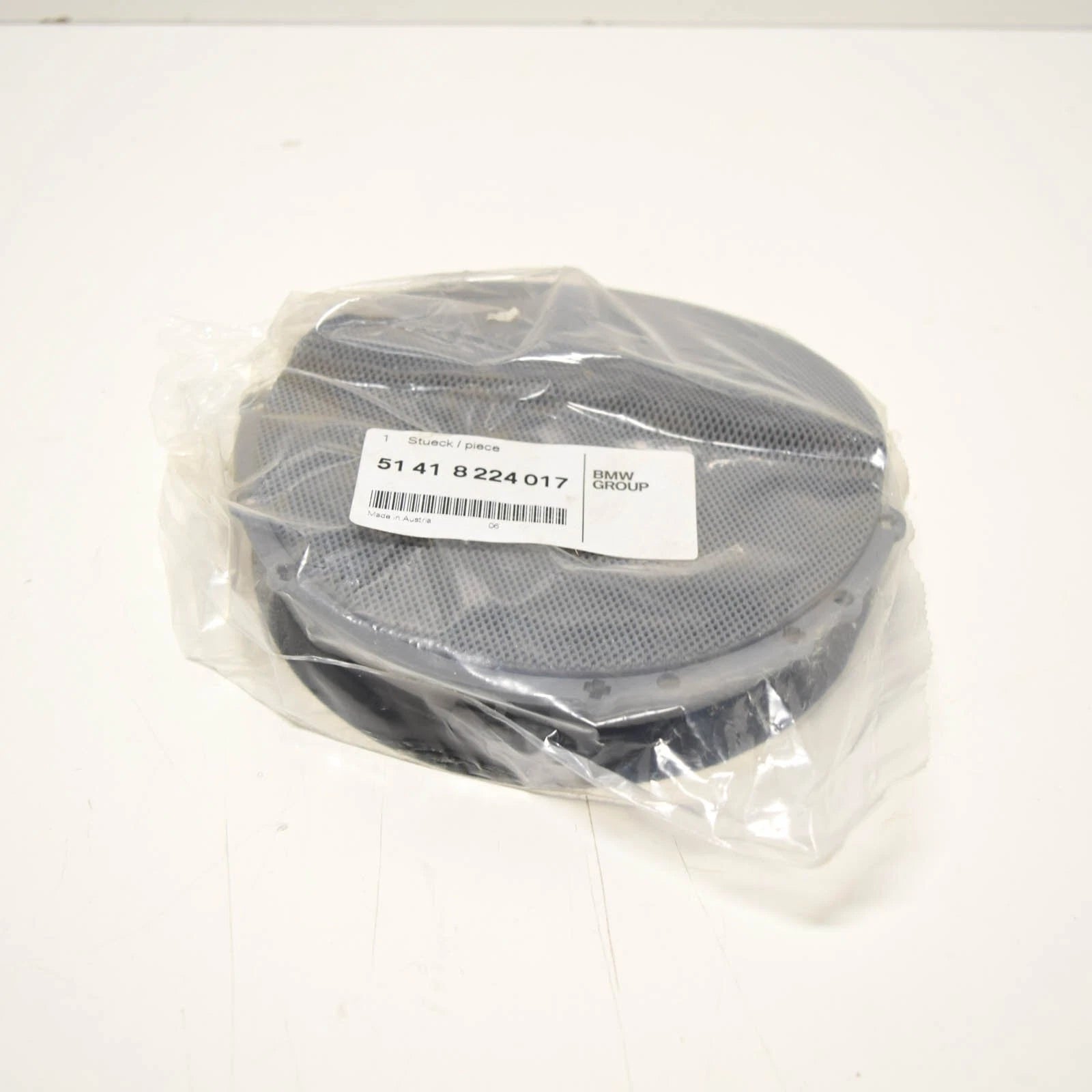 NEW BMW 3 E46 FRONT LEFT SPEAKER COVER GRAU 51418224017 8224017 ORIGINAL