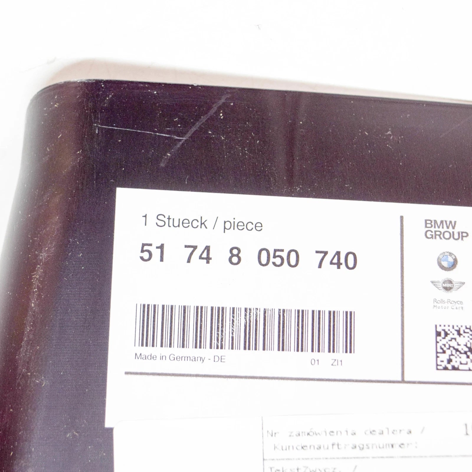 NEW BMW 1 F21 M RIGHT RADIATOR COOLING AIR DUCT 51748050740 ORIGINAL