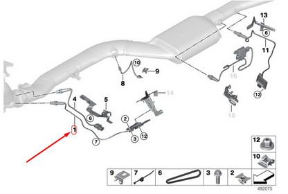 new bmw 3 f30 nox sensor 13628589846 8589846 original