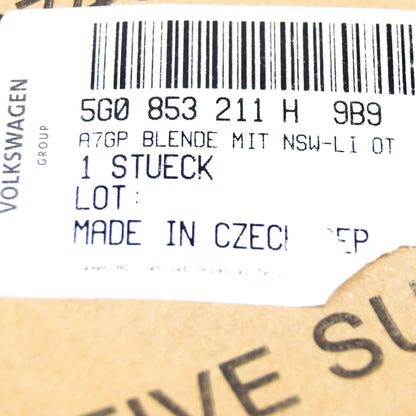 NEW VW GOLF MK7 5G FRONT BUMPER LEFT GRILLE COVER TRIM 5G0853211H9B9 ORIGINAL