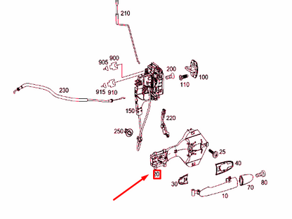 NEW MB SPRINTER 906 FRONT RIGHT DOOR BEARING BRACKET A9067601034 ORIGINAL