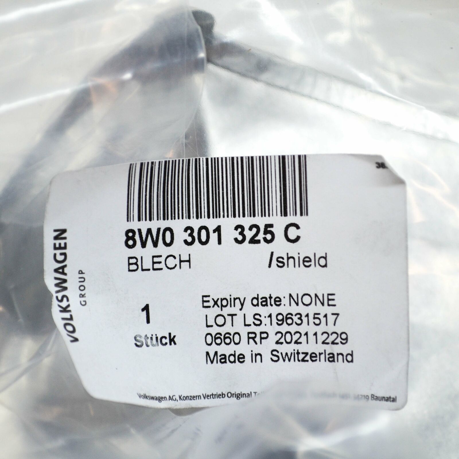 NEW AUDI Q5 FY EXHAUST HEAT SHIELD 8W0301325C ORIGINAL