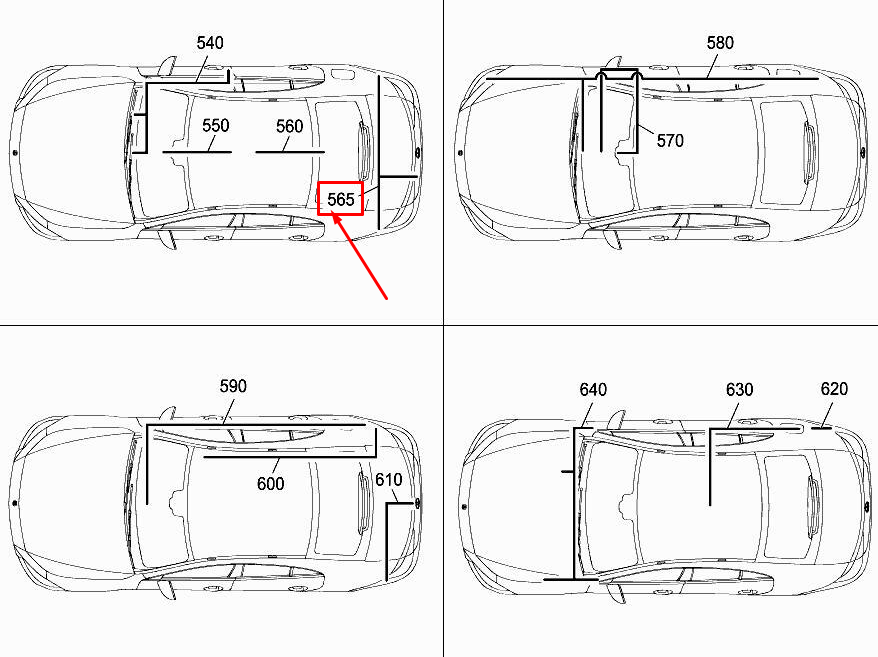 new mercedes-benz cls c257 rear switching module harness a2575406303 original