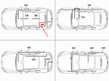 new mercedes-benz cls c257 rear switching module harness a2575406303 original