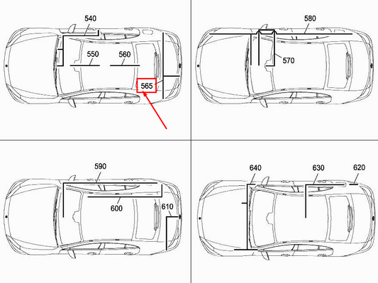 new mercedes-benz cls c257 rear switching module harness a2575406303 original