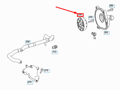 NEW MB C W204 WIDE OPEN THROTTLE SEPARATION OIL DRIP PAN A2730100162 ORIGINAL