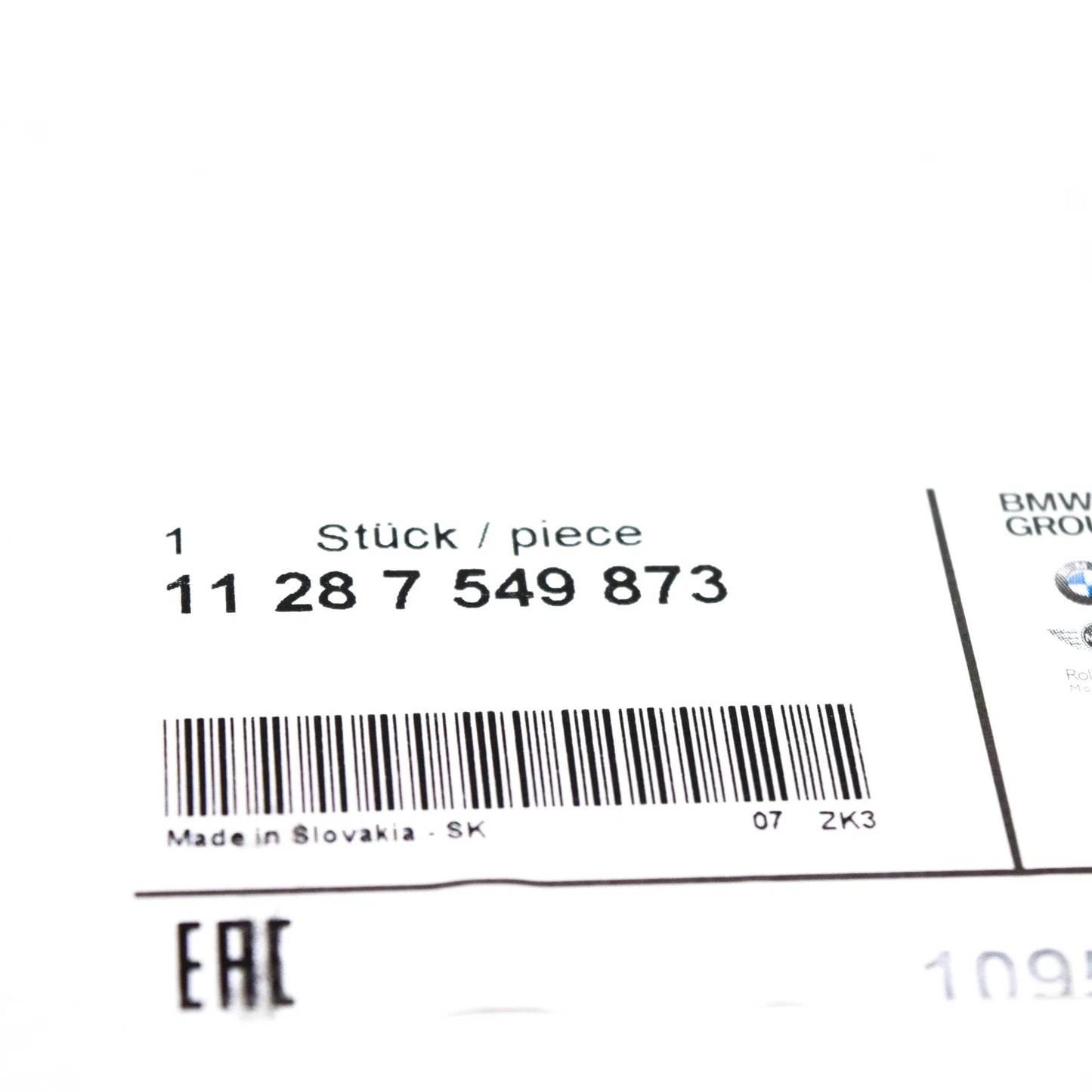 NEW BMW 5 F10 BELT TENSIONER PULLEY 11287549873 ORIGINAL
