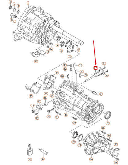 NEW AUDI A4 B8 GEAR SHIFT SWITCH UNIT 0B1301230A ORIGINAL