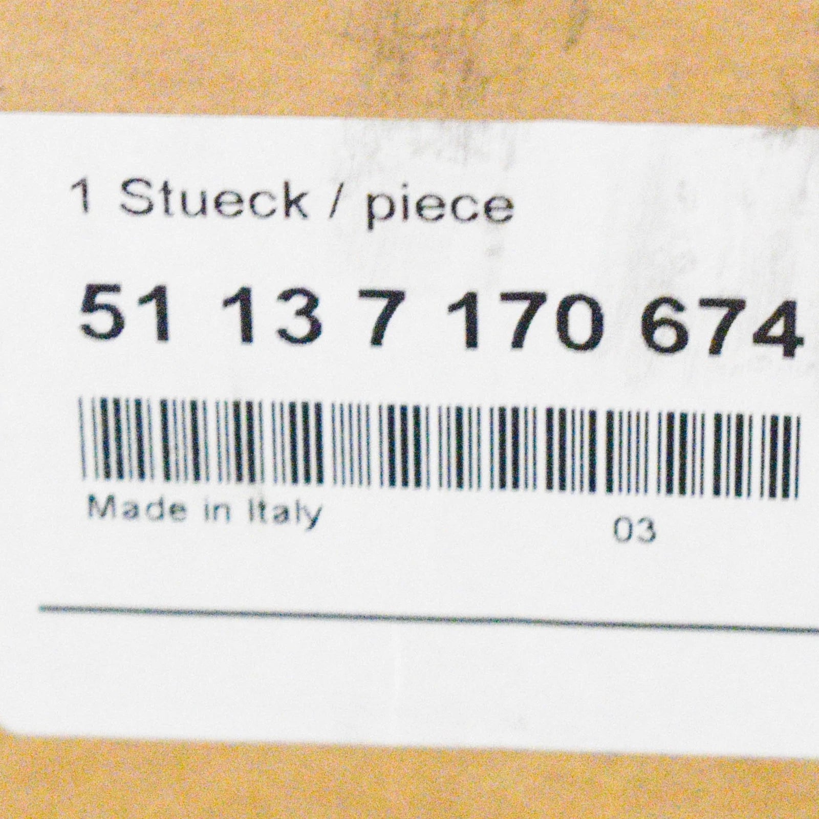 NEW BMW X5 E53 TAILGATE TRUNK LID HANDLE 51137170674 7170674 ORIGINAL