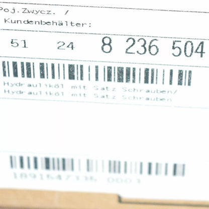 NEW BMW 7 E38 HYDRAULIC FLUID WITH HOLLOW BOLT SCREW 51248236504 8236504