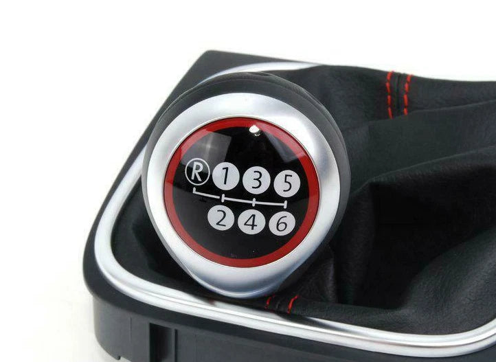 NEW VW JETTA A6 MANUAL TRANSMISSION SHIFT KNOB WITH TRIM 5K0711113TXPR ORIGINAL