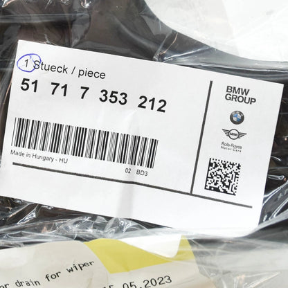 NEW BMW 4 GRAN COUPE F36 WIPER SHAFT WATER DRAIN LHD 51717353212 7353212