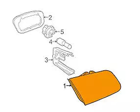 NEW BMW 3 E92 REAR TAILGATE RIGHT TAILLIGHT 63217162300 7162300 ORIGINAL