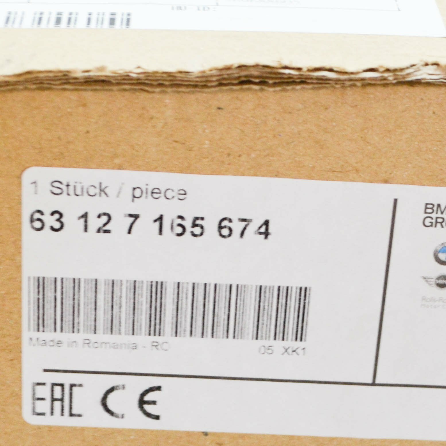 new bmw z4 roadster e85 front right headlight lhd 63127165674 7165674 original