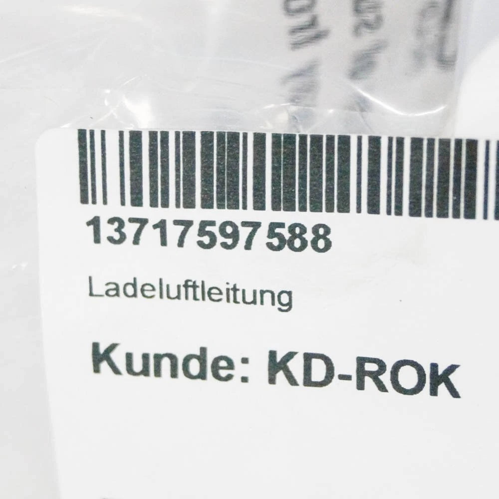 NEW BMW 3 F30 INTERCOOLER HOSE PIPE 13717597588 2013 ORIGINAL