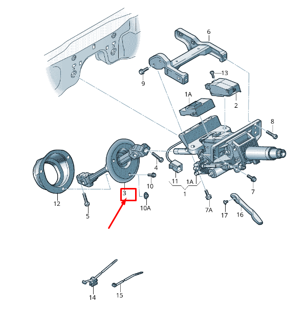 new audi a6 avant c7 intermediate steering shaft rhd 4g2419753c original