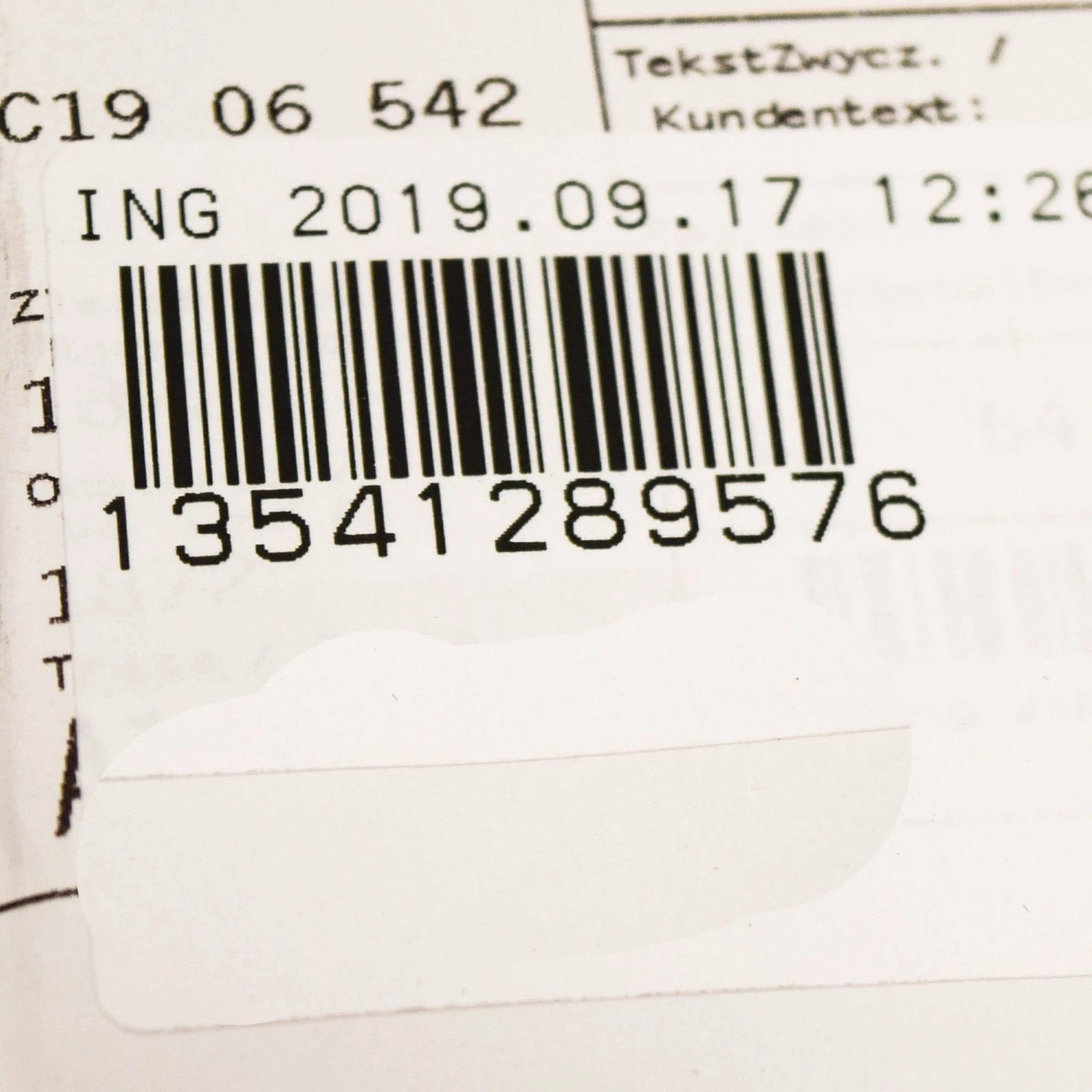 NEW BMW 3 E30 THROTTLE BODY GASKET 13541289576 ORIGINAL