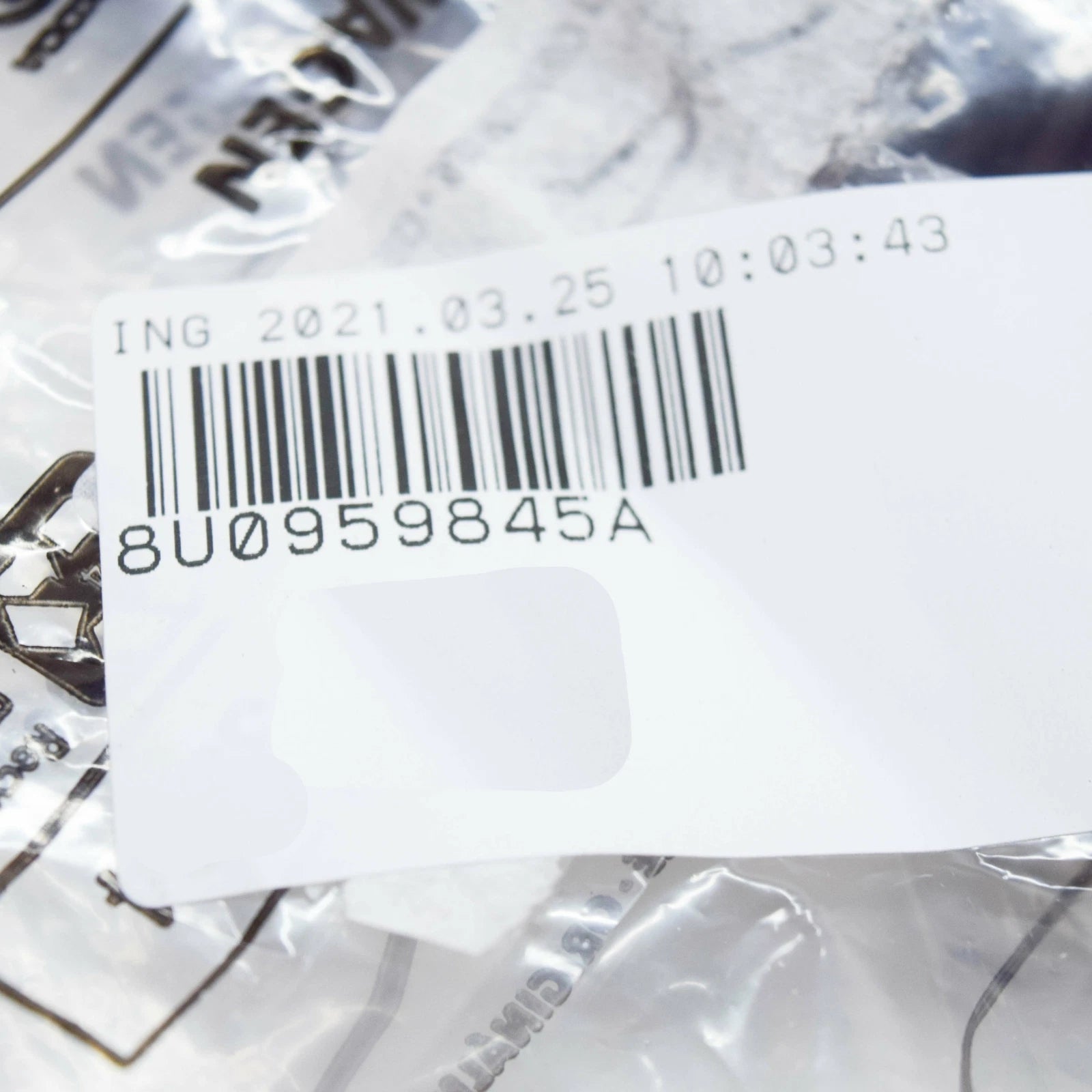 NEW AUDI A6 C7 REAR DOOR WIRING BELLOW WITH RETAINING FRAME 8U0959845A ORIGINAL