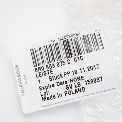 NEW AUDI Q5 8R S-LINE REAR LEFT DOOR SILL PLATE TRIM 	8R0853375C01C ORIGINAL