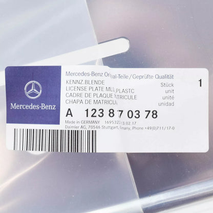 NEW MERCEDES BENZ SL R107 FRONT BUMPER LICENSE PLATE BRACKET A1238170378