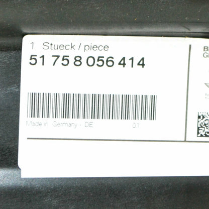 NEW BMW 6 F12 ENGINE COMPARTMENT SHIELD INTERM. PIECE 51758056414 ORIGINAL