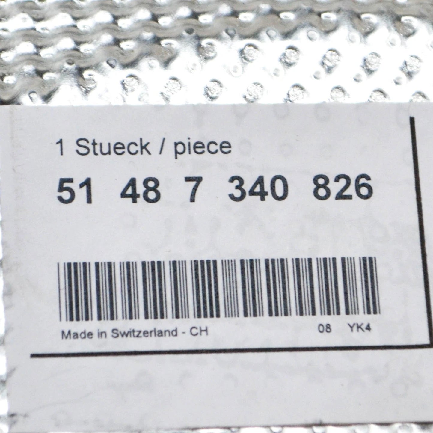 NEW BMW 5 G30 REAR SILENCER HEAT INSULATION DIESEL 51487340826 ORIGINAL