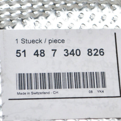 NEW BMW 5 G30 REAR SILENCER HEAT INSULATION DIESEL 51487340826 ORIGINAL