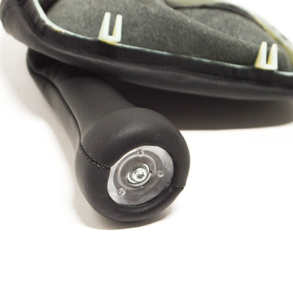 NEW BMW 3 E30 5 SPEED GEAR SHIFT LEATHER KNOB 25112225873 2225873 ORIGINAL