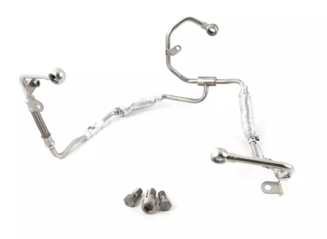 NEW BMW X5 E70 TURBOCHARGER OIL LINE 7589094 11427589094 ORIGINAL