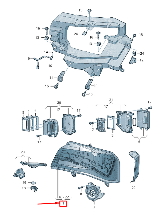 new audi a8 4h front left headlight lhd usa 4h0941029aj original