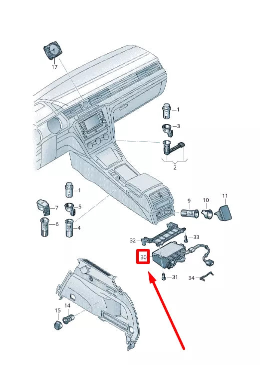 NEW VW ARTEON 3H7 POWER INVERTER UNIT 5Q0907155C ORIGINAL