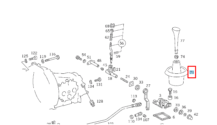 NEW MERCEDES-BENZ G W460 GEARLEVER GAITER SEAL A4602670297 ORIGINAL