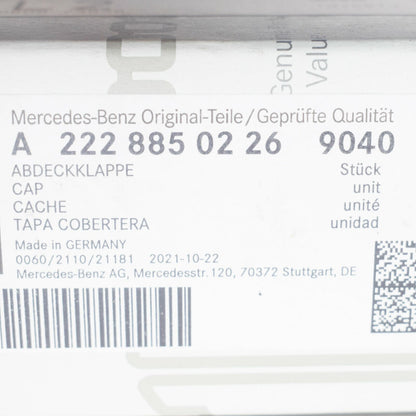 NEW MERCEDES-BENZ S W222 FRONT LEFT RADIATOR GRILLE CAP A22288502269040 ORIGINAL
