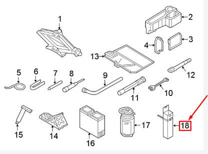new audi q7 4m storage bag 4m0012007 original