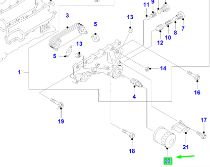 new ford ranger etmk2 oil filter element and gasket kit 1500912 original