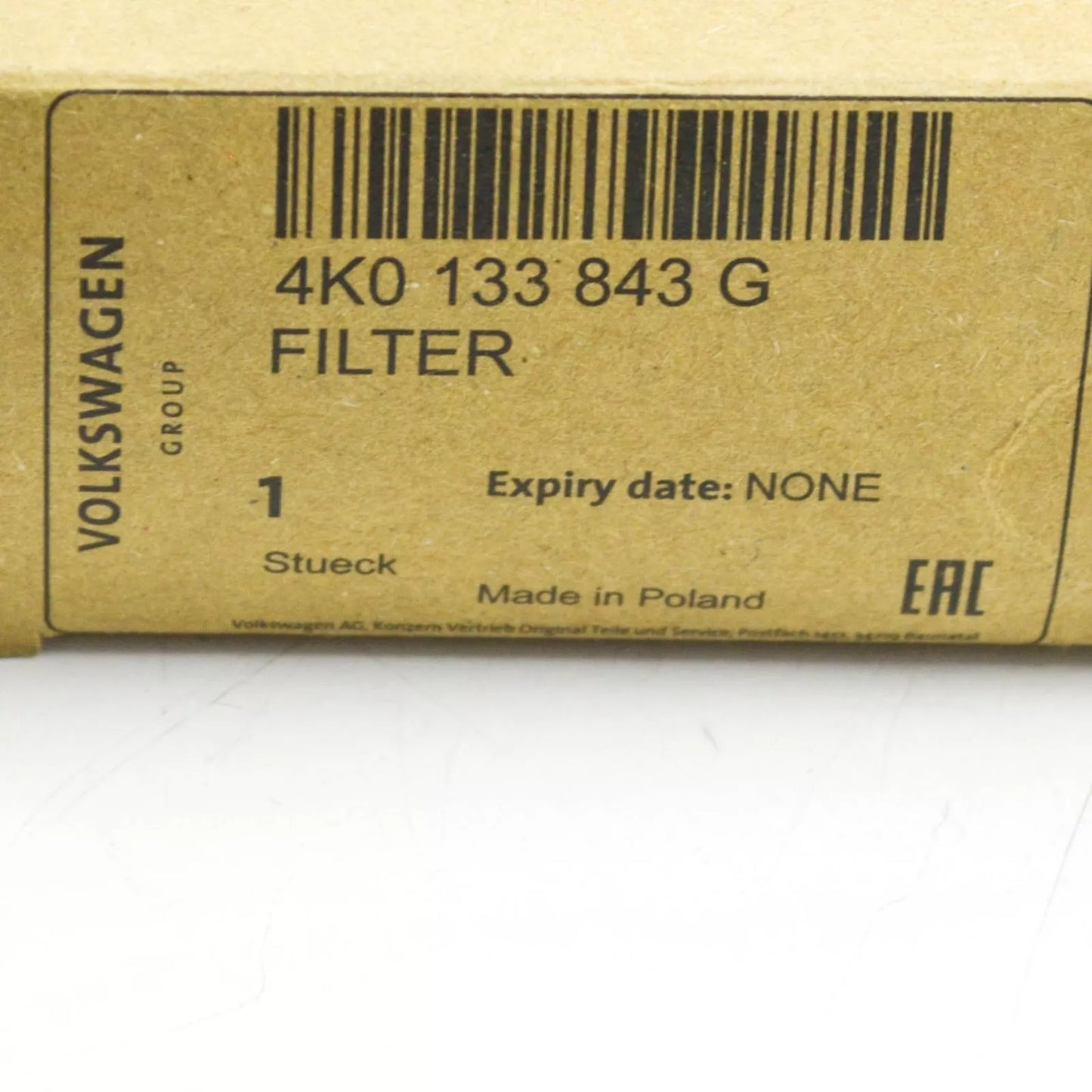 NEW AUDI RS6 AVANT C8 ENGINE AIR FILTER 4K0133843G