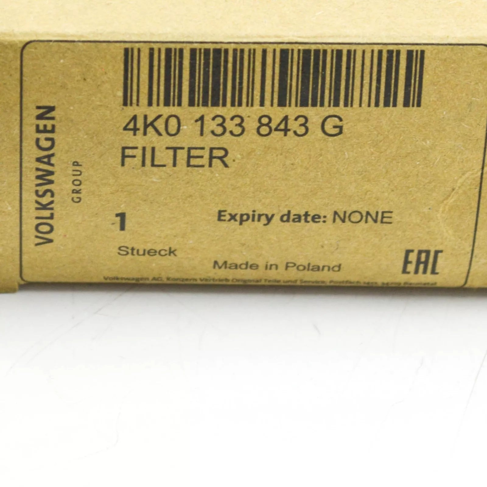 NEW AUDI RS6 AVANT C8 ENGINE AIR FILTER 4K0133843G