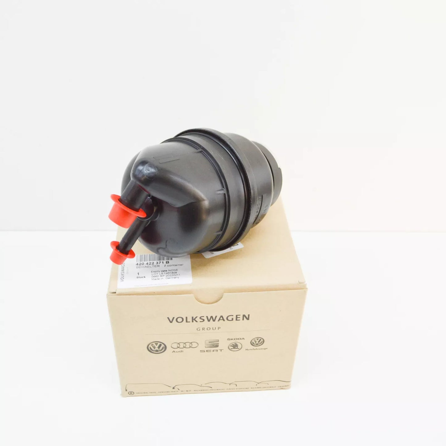 NEW AUDI R8 42 POWER STEERING RESERVOIR OIL CONTAINER 420422371B ORIGINAL