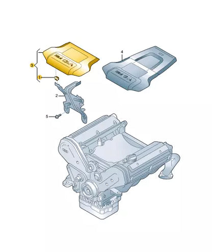 NEW AUDI R8 ENGINE COVER 420103926 ORIGINAL