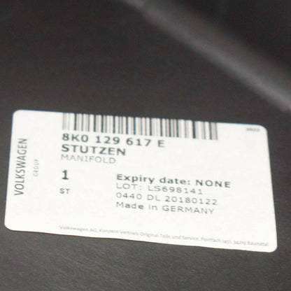 NEW AUDI A4 B8 FRONT AIR DUCT 8K0129617E ORIGINAL