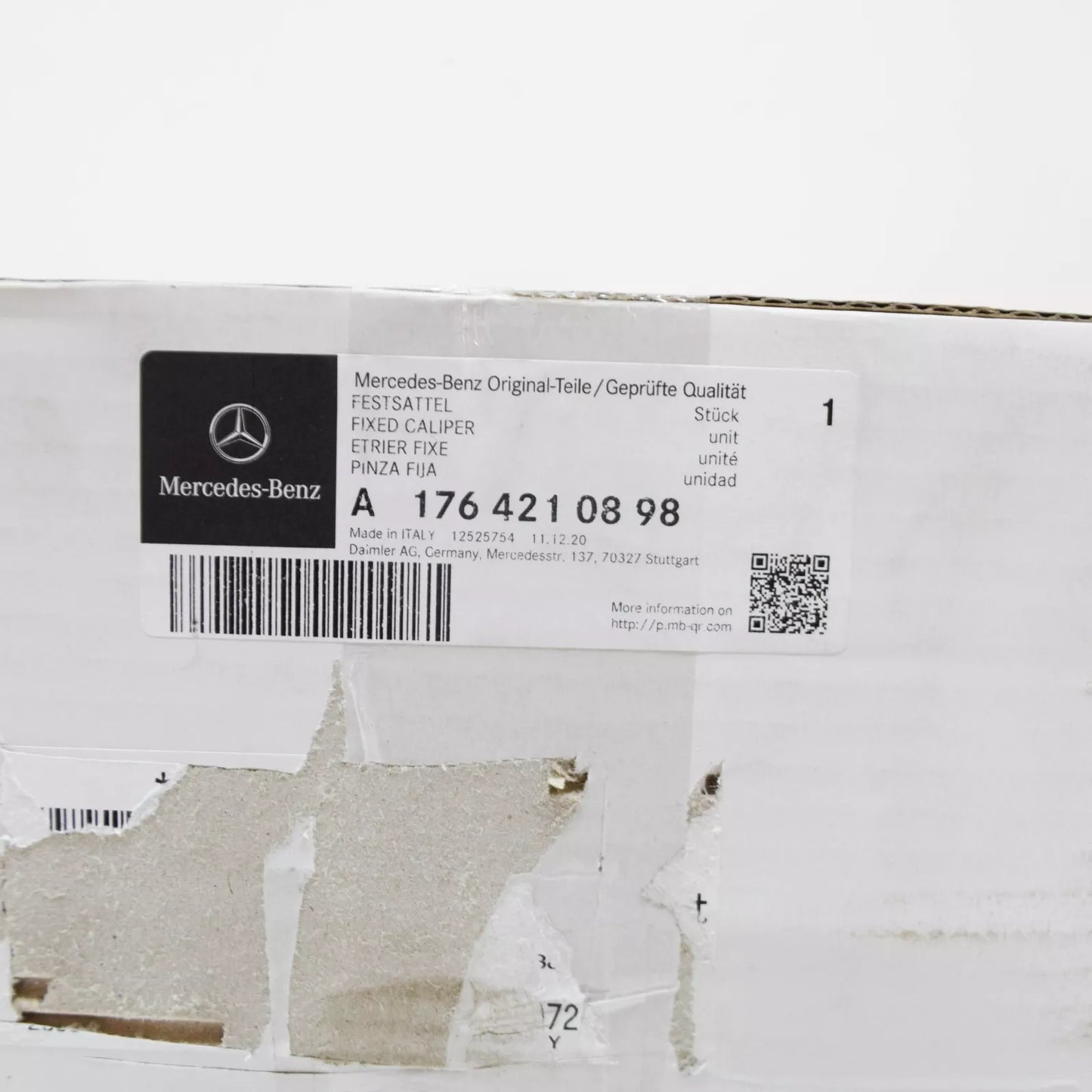 NEW MERCEDES-BENZ A-CLASS W176 FRONT RIGHT BRAKE CALIPER AMG A1764210898