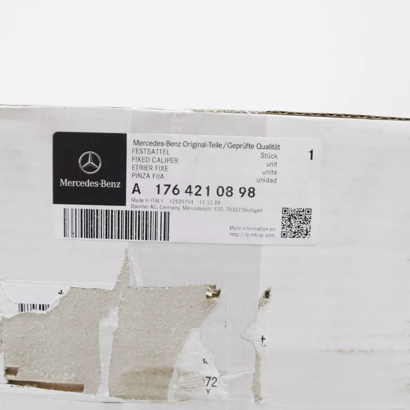 NEW MERCEDES-BENZ A-CLASS W176 FRONT RIGHT BRAKE CALIPER AMG A1764210898