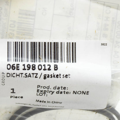 NEW VW TOUAREG 7P MK2 THROTTLE PIPE UNION GASKET SET 06E198012B ORIGINAL