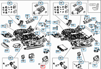 NEW MERCEDES-BENZ E W213 FRONT LEFT SEAT BELT TENSIONER A2138609100 ORIGINAL