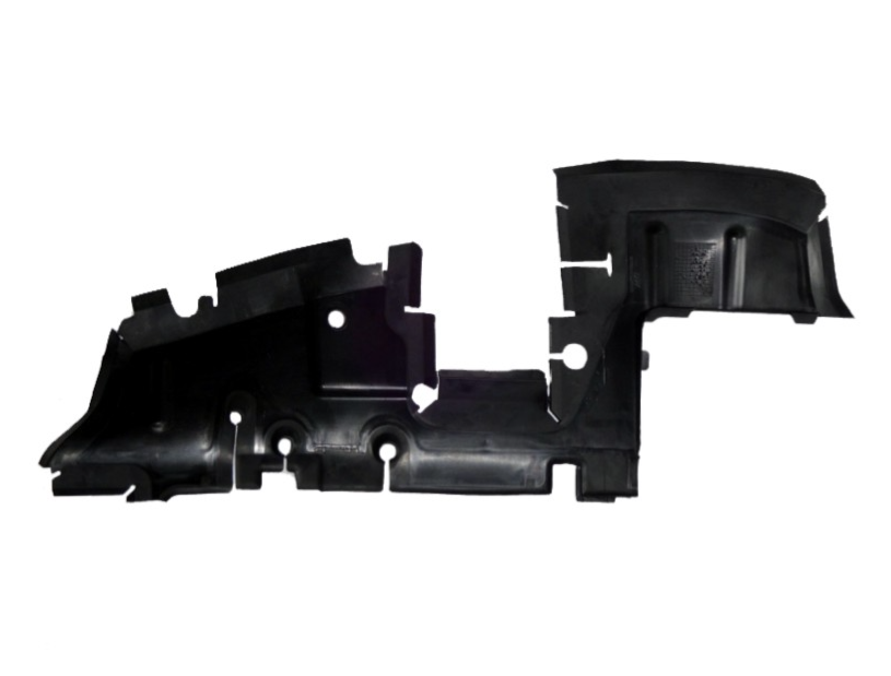 new audi a8 4h left engine radiator air guide 4h0121283d original