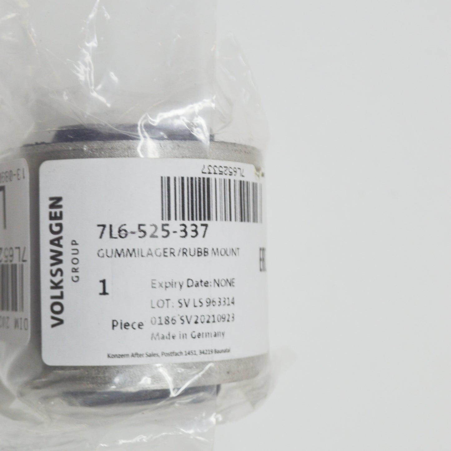 NEW AUDI Q7 4L CONTROL ARM BUSH 7L6525337 ORIGINAL